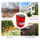 Solar-Powered 110 dB Alarm Light IP65 Motion Sensor Easy Install 4