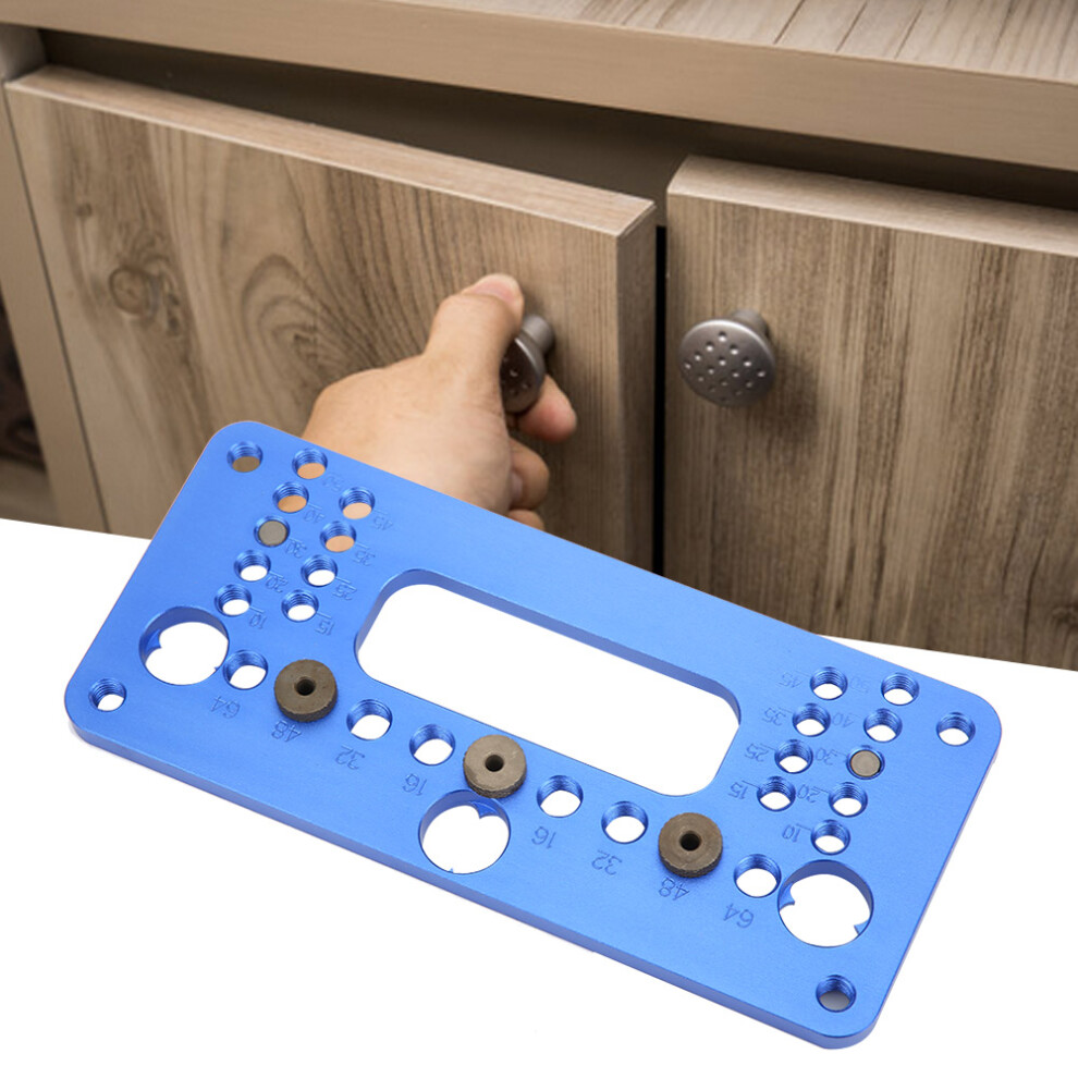 Woodworking Jig Hole Puncher 08610A Blue Aluminium Alloy With Screwdriver 4981362097739