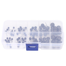 100 Stück DIY Puppenauge-Nadeln, Schwarz, Handgefertigtes Bastelspielzeug 4-10mm