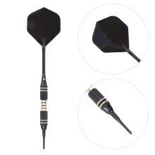 Sport Game Professional Quality Pure Copper Nickel Black Soft Dart Set 3 Pcs