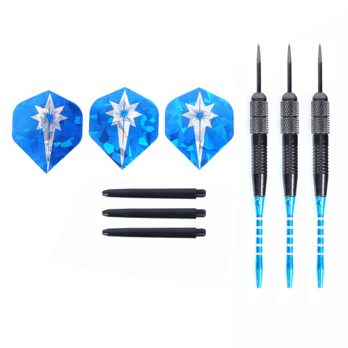 Quality Copper Plated Tungsten Dart Set with Blue Rod, 165mm 1