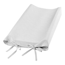 Baby Changing Table Pad Cover, Soft Breathable Pure Cotton, Gray, 85cm x 52cm