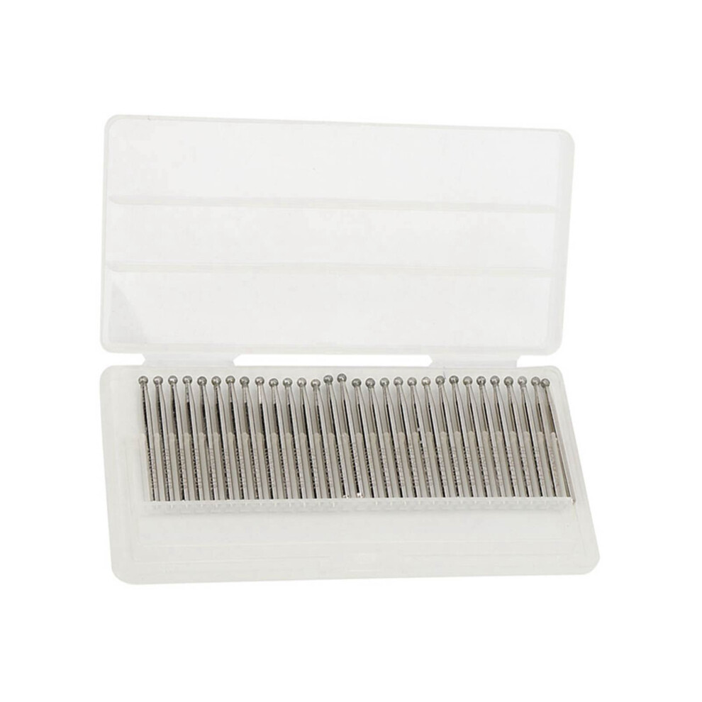 30Pcs.3mm Diamond Grinding Bits - Perfect For Precision Carving & Engraving 9331362101243