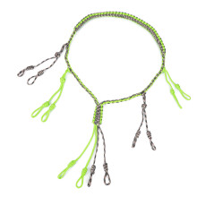 Portable Fluorescent Green Duck Call Lanyard with 12 Secure Loops