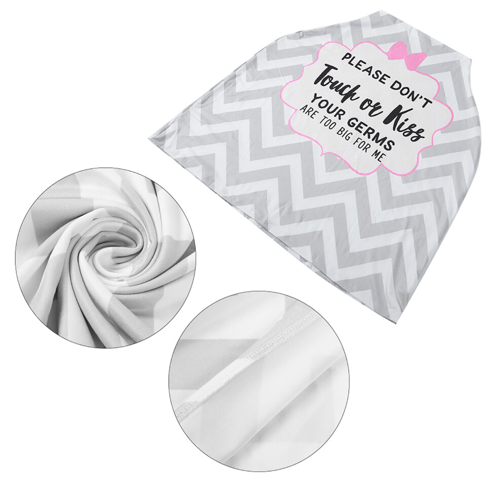 Baby Nursing Scarf & Stroller Cover Multifunction Infant Towel Girl Gray
