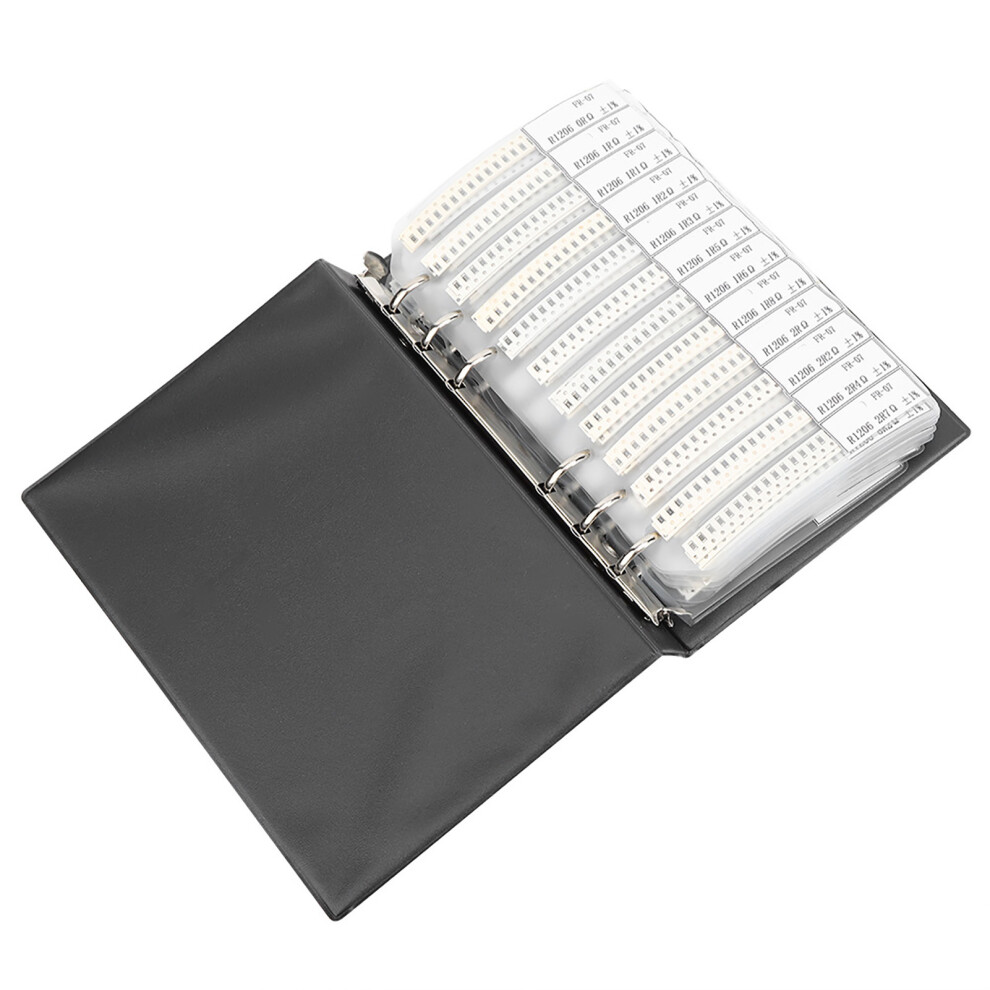 1206 Series 170 Types Resistor Assortment Sample Book Plastic Black 4061362102708