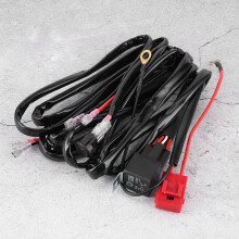 12V/40A Waterproof Work Light Switch Wiring Harness for LED Spotlights