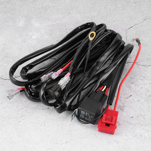 12V/40A Waterproof Work Light Switch Wiring Harness for LED Spotlights