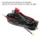 12V/40A Waterproof Work Light Switch Wiring Harness for LED Spotlights 5