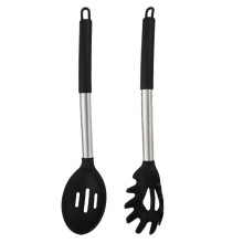 Utensílios de cozinha resistentes ao calor, colher de silicone antiaderente de qualidade alimentar, colheres de silicone para cozinhar, misturar,