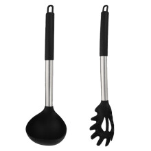 Cucchiai da cucina in silicone, cucchiaio da marinatura solido antiaderente in silicone alimentare, utensili da cucina resistenti al calore per