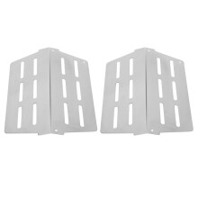 Heavy-Duty Heat Deflectors For Weber Genesis 300 Series, High-Quality Stainless Steel Replacement For Front-Mounted Control Grill Parts, Ensuring Even