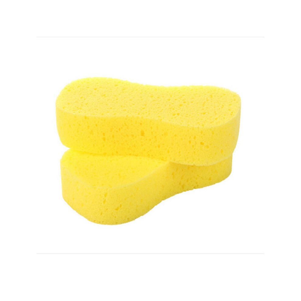 Durable Superabsorbent Car Wash Sponges, Comfortable Grip With 8-Shaped Design, Suitable For Leather And Car Care, Vacuum Compression Packaging, 2 Pie 9032131417168
