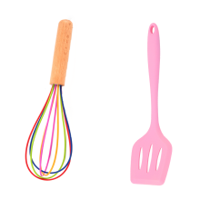 Crafted For Perfection, Versatile Kitchen Tool Silicone Whisk, Wooden Handle For Comfortable Grip, Easy-Clean Design, Ideal For Holiday Gift Giving