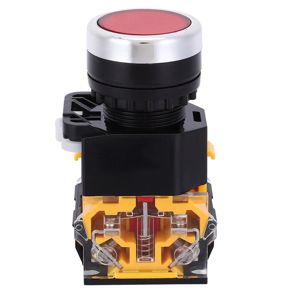 22Mm Red Self Reset Push Button Switch 37V-440V No Light 7651362104085