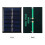 0.3W 3V Waterproof Polycrystalline Solar Panel 6.5cm for DIY Projects 4