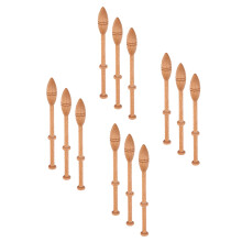 Vintage 12 Piece Wooden Lace Bobbin Set French Antique Handcraft Weaving Tools