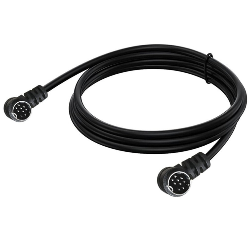 9Pin S-Video Small Din Adapter Extension Cable Wire 9 Needle Cord Enhances Clear Auditory Video Transmission Double Bend 50Cm 9067246763435
