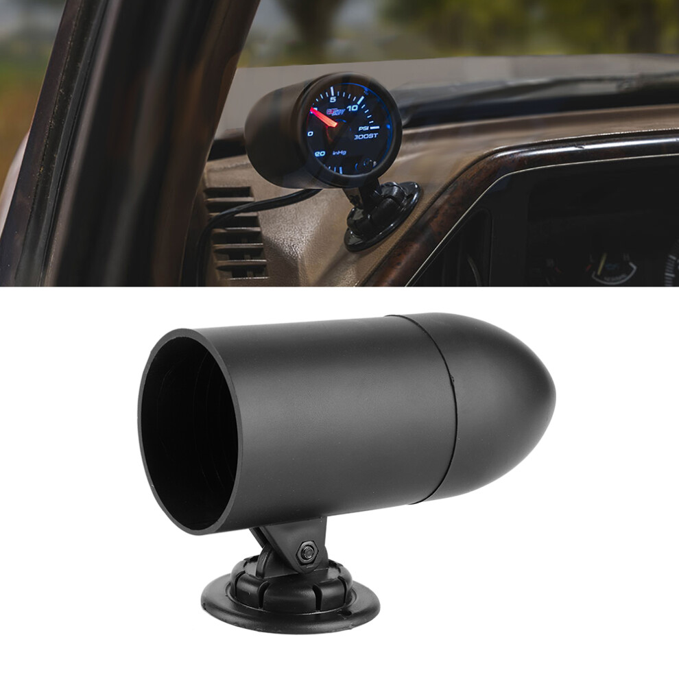 52Mm/2In Rocket Gauge Swivel Mount Cup Holder For Car Dashboard Refitting Black 8201362108614