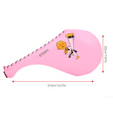 Pinkes PU-Schaum-Boxtraining-Target zum Kicken, 37*20*4cm