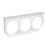 52mm 2in Iron 3-Hole Dashboard Gauge Mount Bracket Silver 3