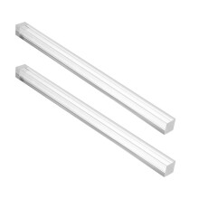 2Pcs Clear Acrylic Square Rods 15mm x 15mm x 250mm Solid PMMA Plastic Bar Sticks for DIY Crafts Model Making Sculpture 2Pcs-15mm x 15mm x 250mm