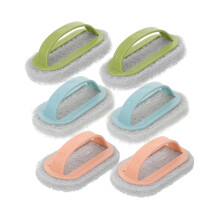 6pcs Screen Printing Scrub Pad Cleaning Brush for Ink Remover Handled Scrubber Brush for Screen Printing Supplies