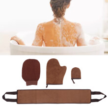 4 Stück Selbstbräuner-Handschuhe Weiche umkehrbare Bräunungshandschuhe Ölmalerei Peeling