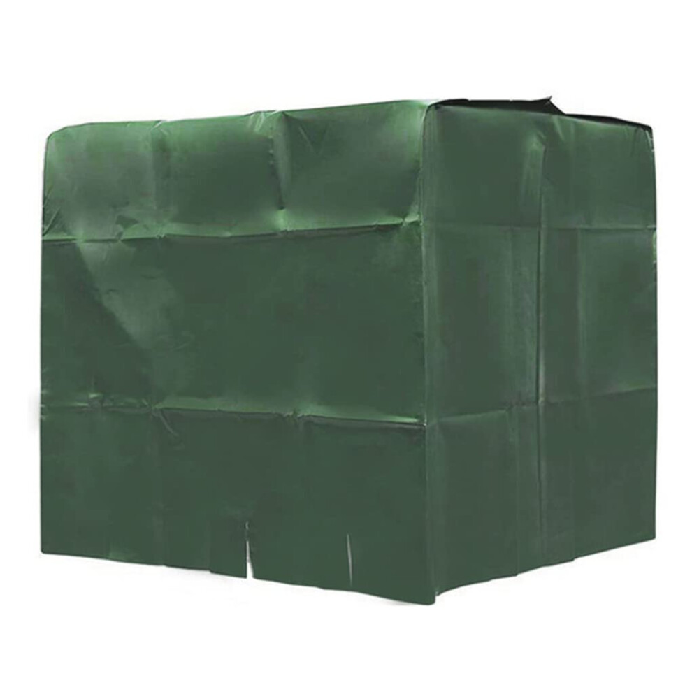 Ibc Container Protective Cover Waterproof Dustproof Rainwater Tank Hood 1000L Green 9323874999838