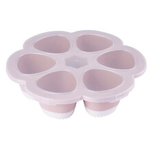 Solução segura e elegante para alimentação do bebê, bandeja de silicone para congelar alimentos infantis, compatível com diversos