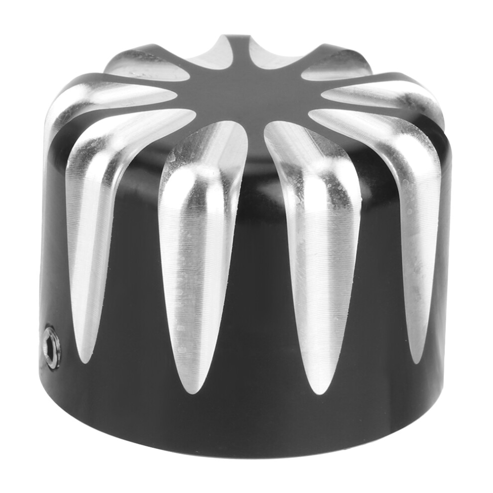 Cnc Aluminum Water Drop Axle Nut Cover For Harley 2002-2017 Black 4221362115188
