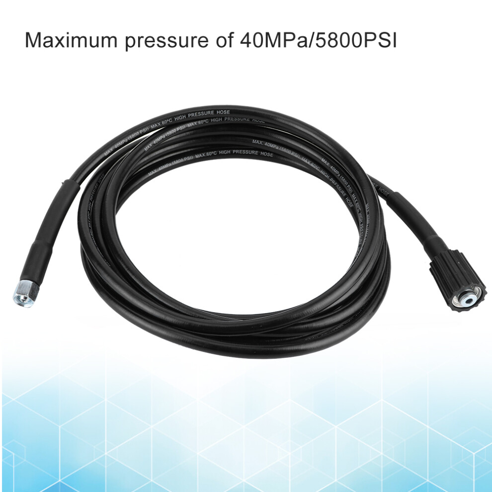 High Pressure Car Washer Hose 40Mpa 19.7Ft Rubber Fit K2 K3 4151362115478