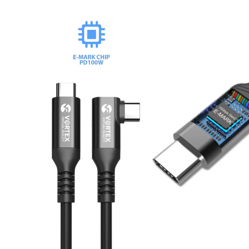 Câble VortexVR 3m 10 GBPS PD100W (charge rapide) USB-C vers META QUEST LINK / OCULUS LINK 1