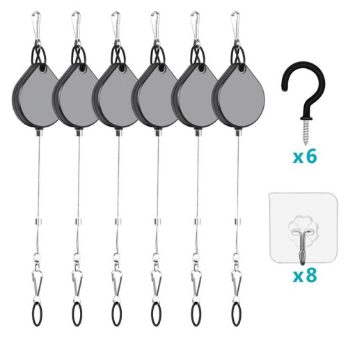 Crochets de suspension de câbles VR | 6 pcs 1