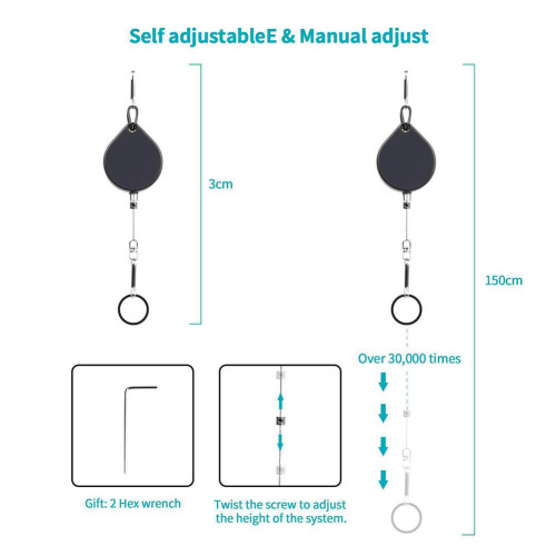 Crochets de suspension de câbles VR | 6 pcs 2