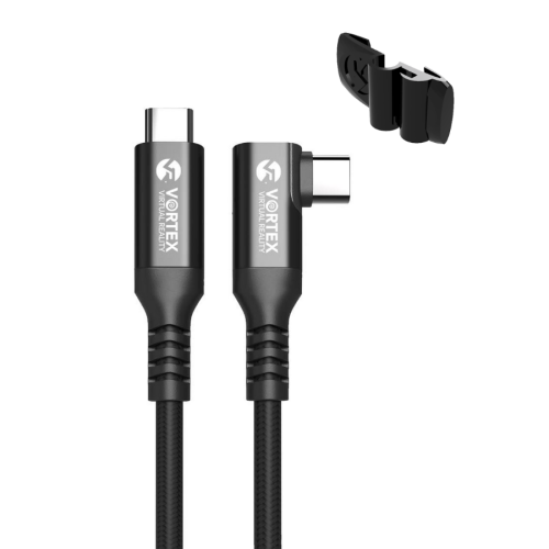 Câble VortexVR 3m + Fixation | USB-C | pour Quest 3 Quest 3S Quest 2