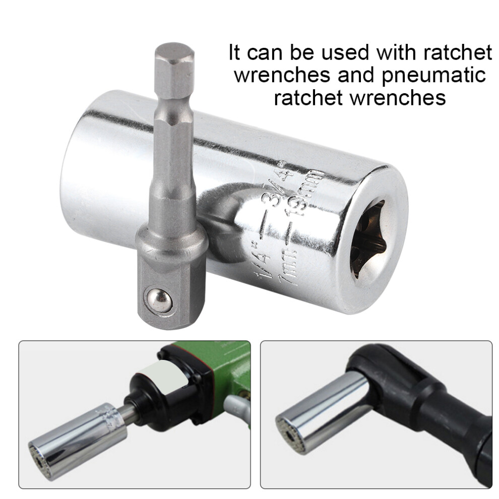 2Pcs Universal 7-19Mm Socket Grip For 3/8In Ratchet Wrench Tool 5071362116383