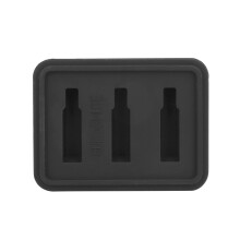 Black Silicone Guitar Mute Pad & Sound Hole Cover for Musical Instruments
