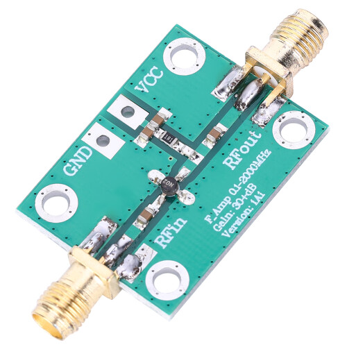 RF Amplifier Board 0.1-2000MHz Low Noise LNA Gain 30dB Broadband Module 1