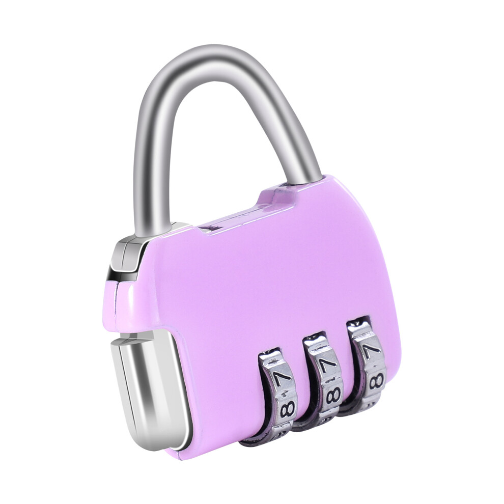 3-digit Lock Suitcase Backpack Gym Locker Locks Padlock Color Random-image-OPC-PMZVGXF-NEW