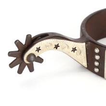 Elegant Low Carbon Steel Horse Spurs, 85x75mm Equestrian Decor Set