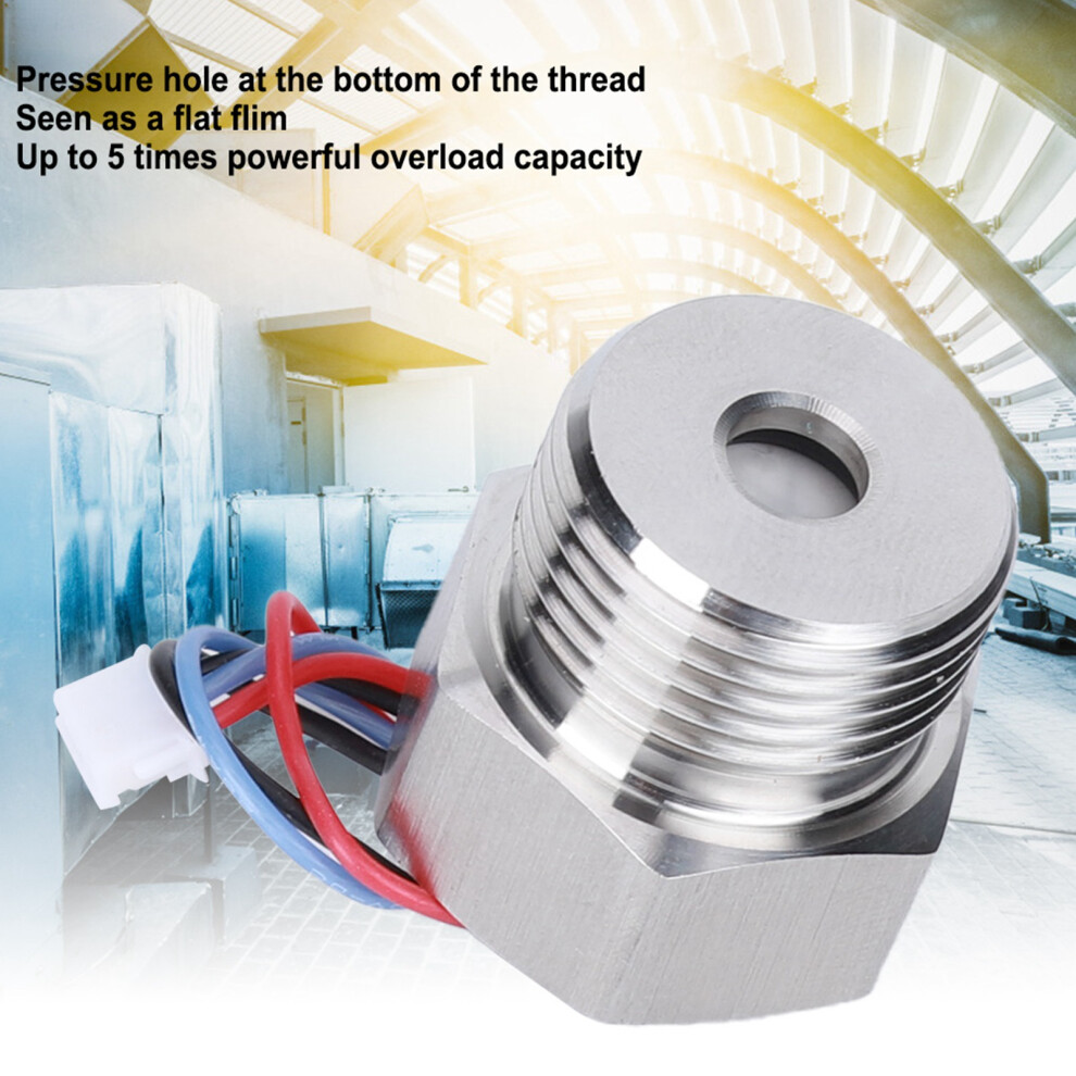 Pressure Transmitter Sensor G1/2 Flat Flim 0-10/30/100/300/500Bar 5V Dc 3-Wire 8721362122347