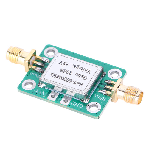 RF Signal Module Medium Power Amplifier 5M-6GHz 20dB Gain Electronic Component