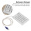 17-Key Mechanical Numeric Keypad, Splashproof, USB Wired, Model DX 17A 9