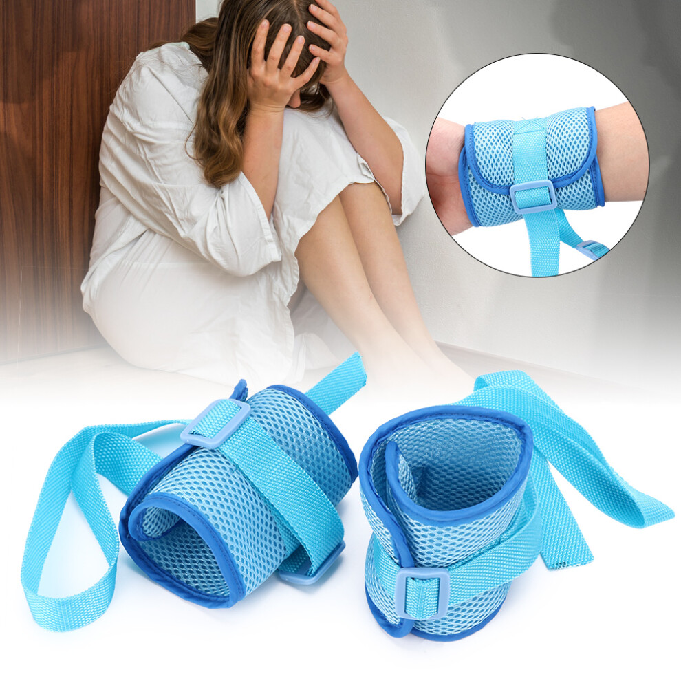 Durable Limb Restraint Belts: 2pcs Breathable Adjustable Hand and Foot
