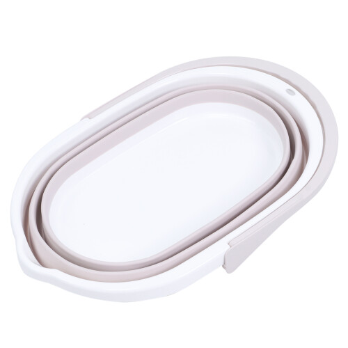 High Quality Light Pink Foldable Mop Bucket - 5cm Compact Storage