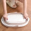High Quality Light Pink Foldable Mop Bucket - 5cm Compact Storage 5