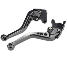 For R-oyal E-nfield 650 Interceptor 650 Motorbike Brake CNC Aluminum Adjustable Motorcycle Brake Clutch Lever Clutch Brake Lever Set(T Short)