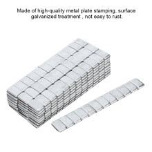 60g/2.12oz Adhesive Wheel Balance Blocks 25Strips Auto Car Parts