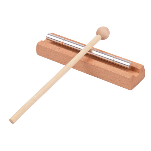 Meditation^& Educational Chime Instrument with Beech Wood Base 1